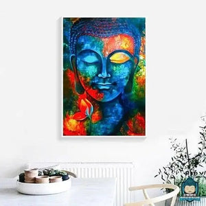 tableau Bouddha coloré La Maison de Bouddha