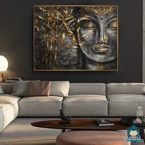Tableau Portrait Bouddha zen La Maison de Bouddha