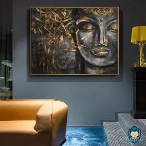 Tableau Portrait Bouddha zen La Maison de Bouddha
