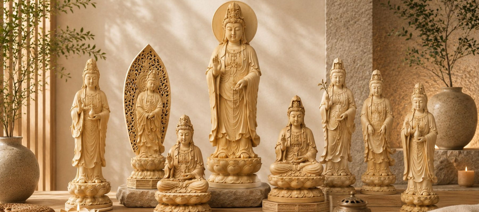 Statues Guanyin
