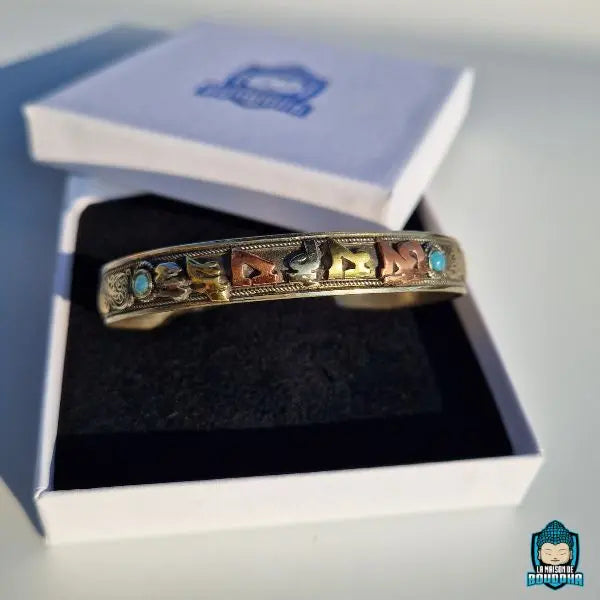 Bracelet Tibetain Mantra Om Mani Padme Hum