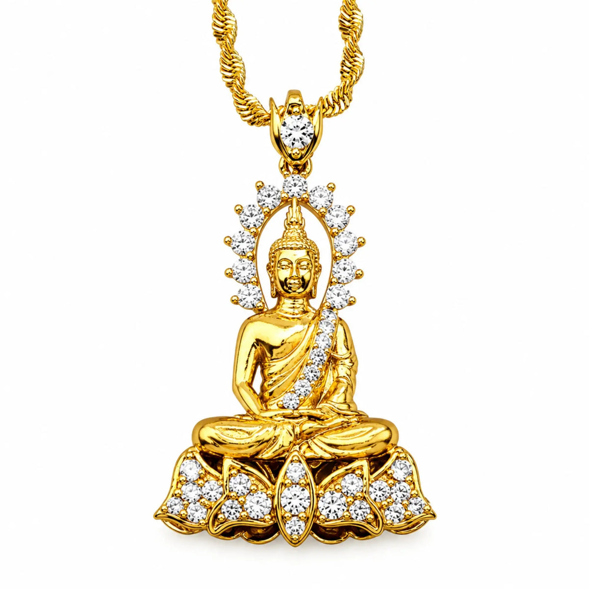 Collier Bouddha Or  La Maison de Bouddha