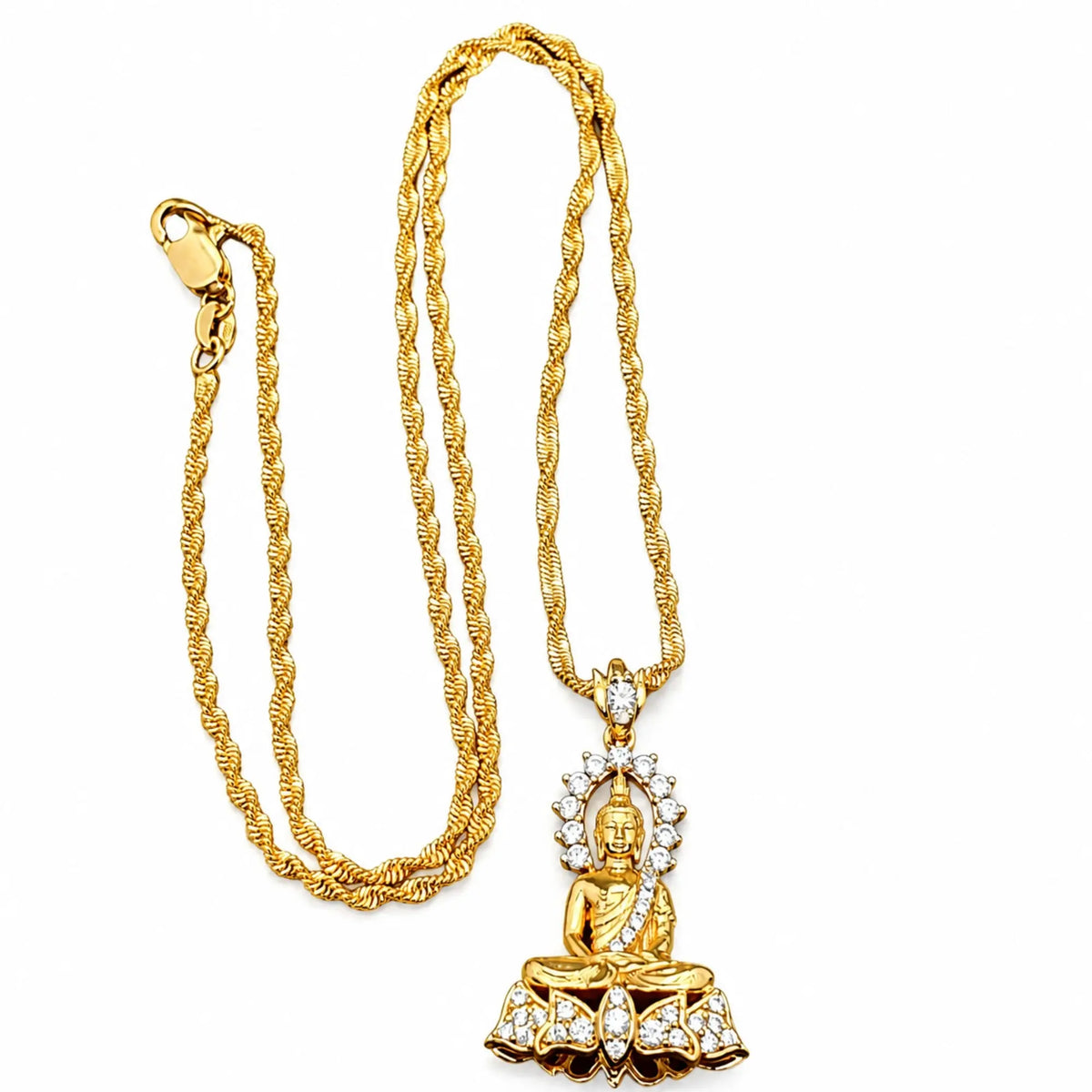 Collier Bouddha Or  La Maison de Bouddha