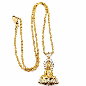 Collier Bouddha Or  La Maison de Bouddha