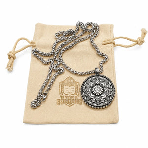 Collier Charms Lotus Blanc  La Maison de Bouddha