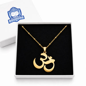 Pendentif Aum Doré  La Maison de Bouddha
