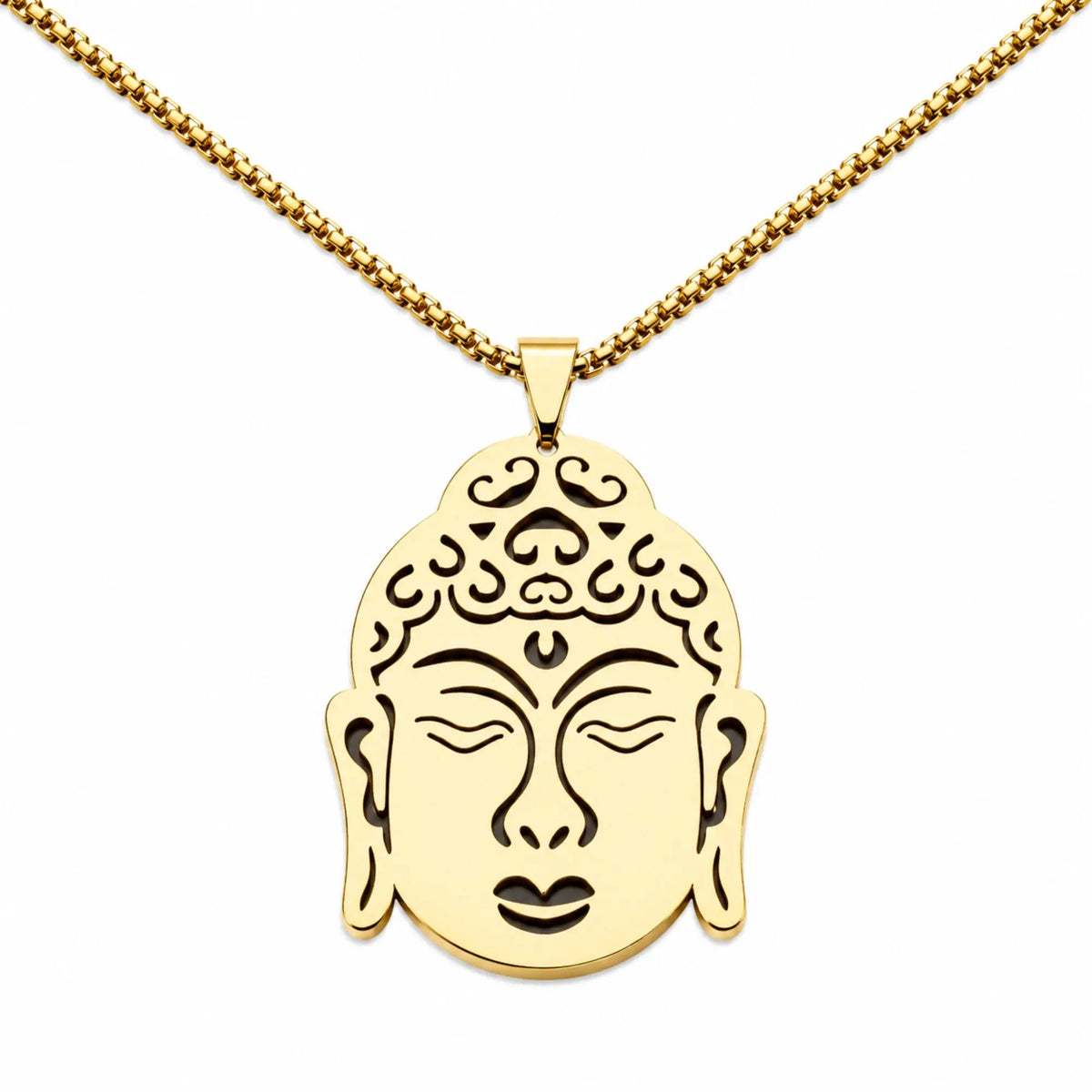 Pendentif Bijou Bouddha Doré  La Maison de Bouddha