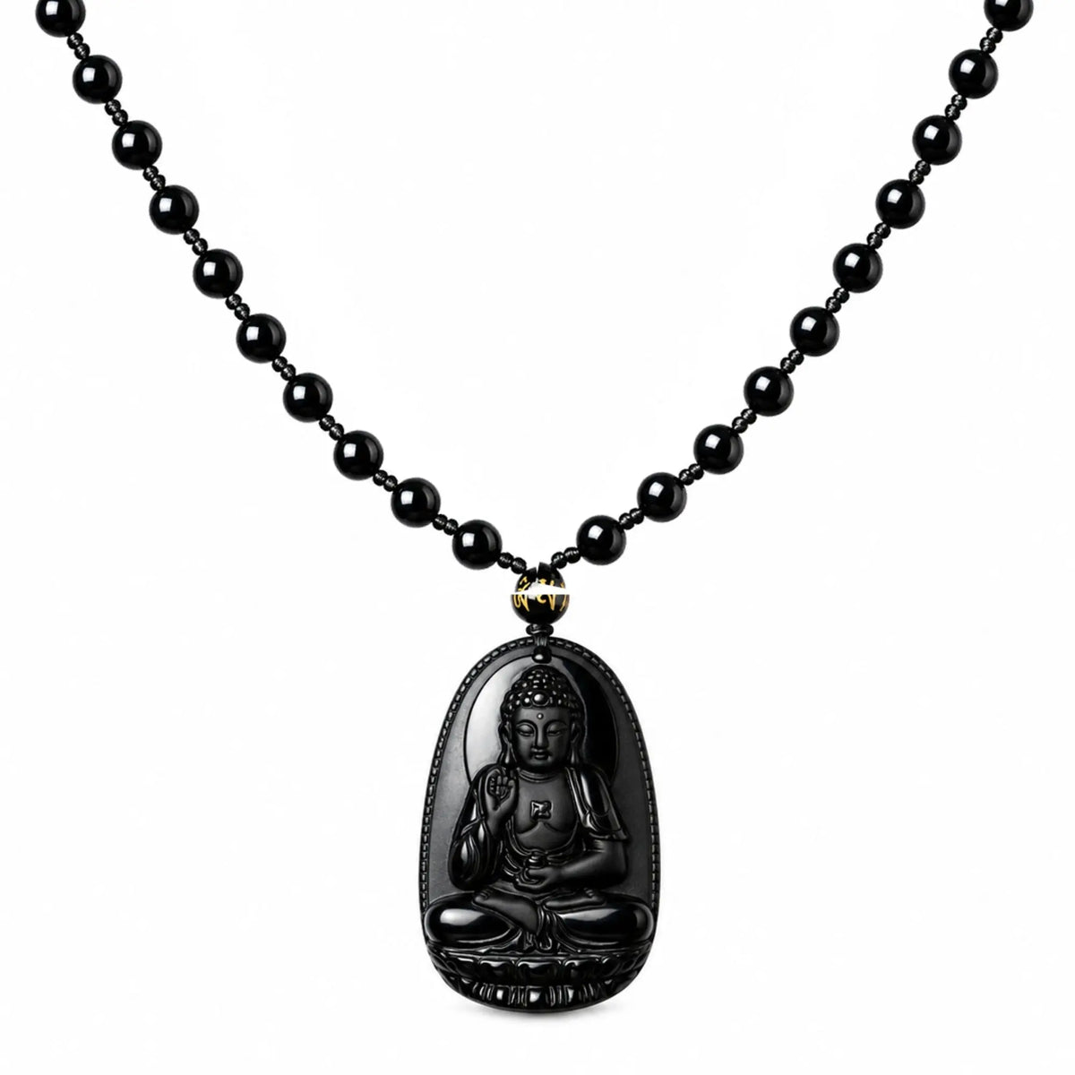 Pendentif Bouddha Noir  La Maison de Bouddha