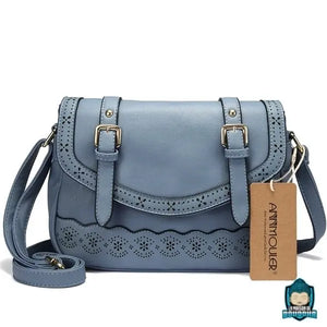 Sac-Besace-Ethnique-Style-Messager-en-Cuir-Synthétique-version-bleu-clair