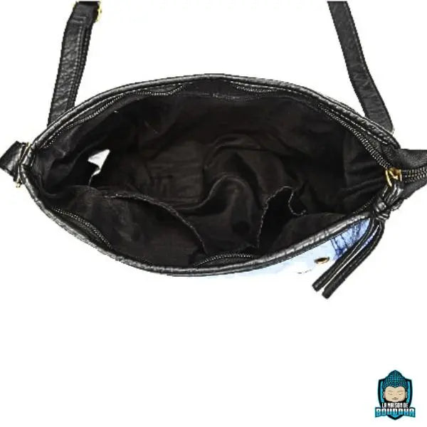 Sac-Bandouliere-Etoile-doublure-polyester-2-poches-intérieures-ouvertes-La-Maison-de-Bouddha