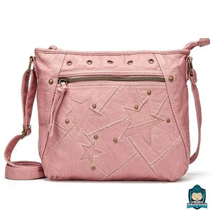 Sac-Bandouliere-Etoile-version-rose-en-cuir-PU-La-Maison-de-Bouddha