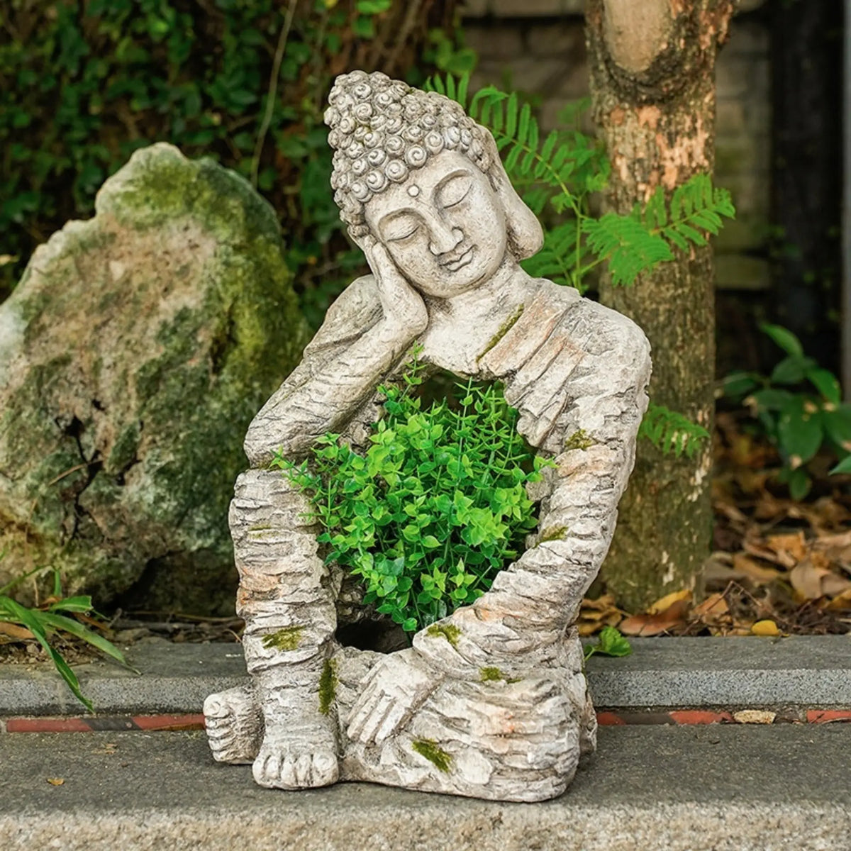 Statue Bouddha Pot de Fleur – Grand Format 51 cm 200044142 La Maison de Bouddha