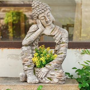 Statue Bouddha Pot de Fleur – Grand Format 51 cm 200044142 La Maison de Bouddha