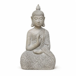 Statue Bouddha de Jardin en Oxyde de Magnésium – 43 cm  La Maison de Bouddha