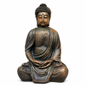 Statue Bouddha de Jardin en Résine – 38 cm  La Maison de Bouddha