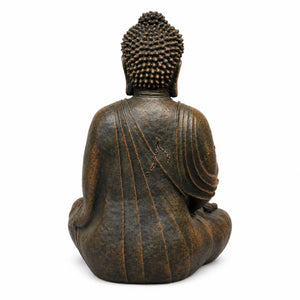 Statue Bouddha de Jardin en Résine – 38 cm  La Maison de Bouddha