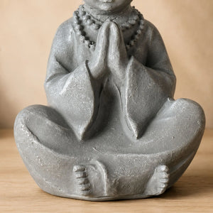 Statuette Moine Bouddhiste en Résine  La Maison de Bouddha