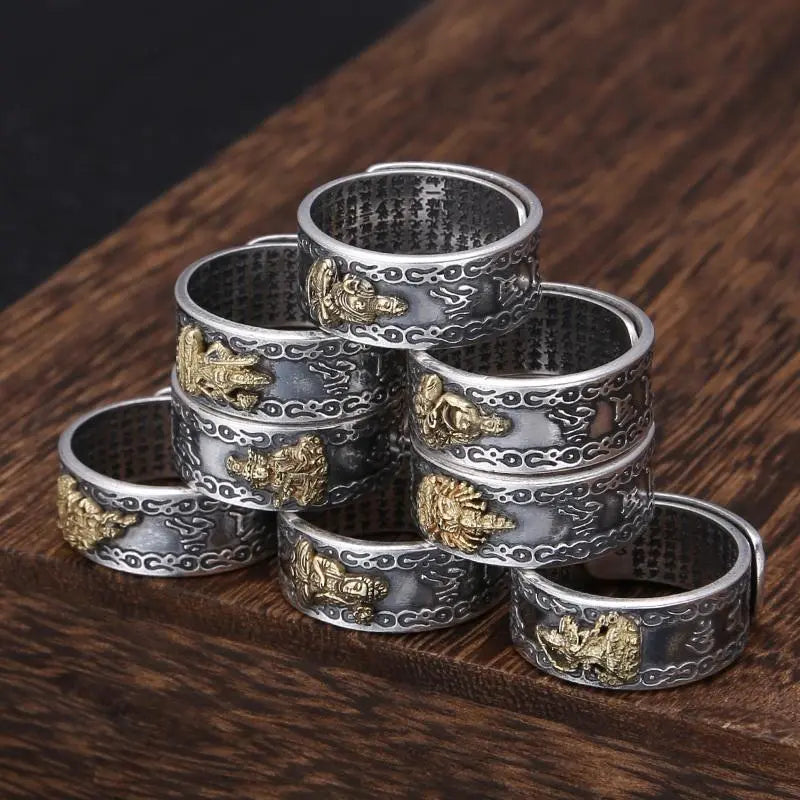 bague-signes-du-zodiaque-en-argent-990-bagues-réglable-artisan-La-Maison-de-Bouddha.fr