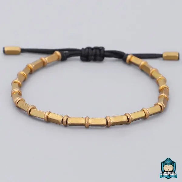 bracelet tibétain cuivre jaune