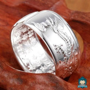 Bague Argenté Dragon