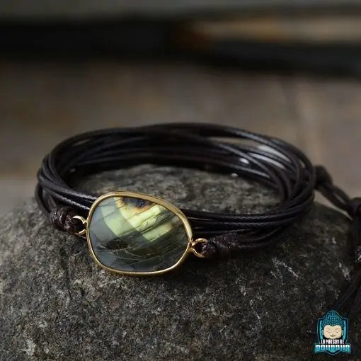 Bracelet-Boho-Labradorite-cordelette-tressee-de-cire-marron-fonce-ajustable-La-Maison-de-Bouddha