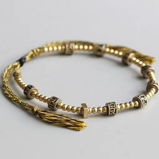 Bracelet Bouddha Doré En Laiton  La Maison de Bouddha