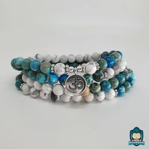 Bracelet Bouddha Howlite  La Maison de Bouddha