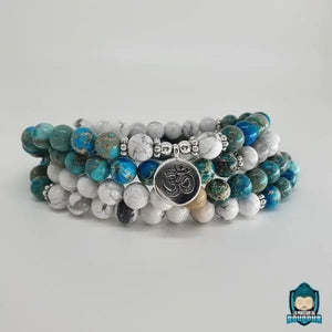 Bracelet Bouddha Howlite  La Maison de Bouddha