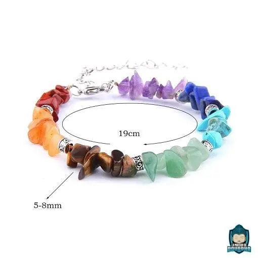 Bracelet Pierre 7 Chakras  La Maison de Bouddha