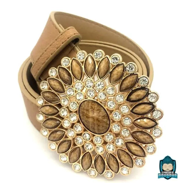 Ceintures-a-boucle-ethnique-en-cuir-PU-et--perles-synthetiques-style-diamant-et-oeil-de-tigre-longueur-110-cm-largeur-3-cm-boucle-7-cm