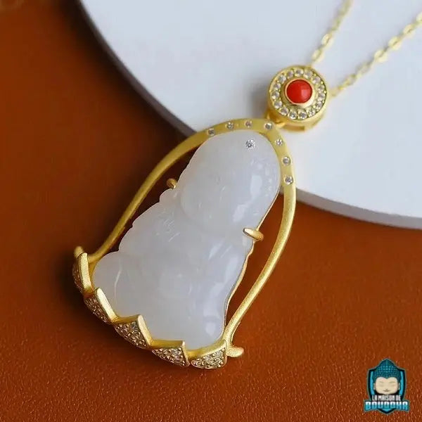 Collier Bouddha Jade