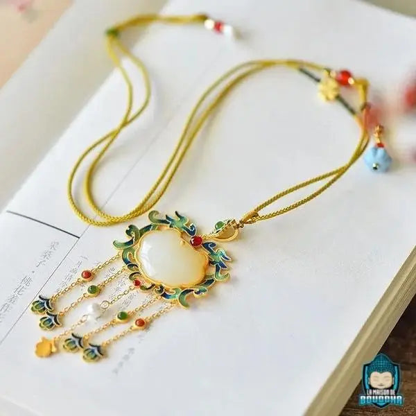 Collier Jade Tibétain