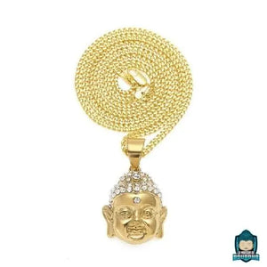 Collier avec pendentif Bouddha doré  La Maison de Bouddha