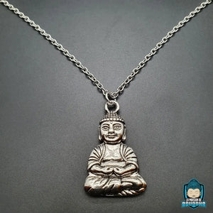 Collier de Bouddha Porte Bonheur Argent  La Maison de Bouddha