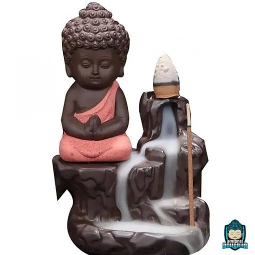 Fontaine Brûleur à Encens Bouddha En Céramique  La Maison de Bouddha