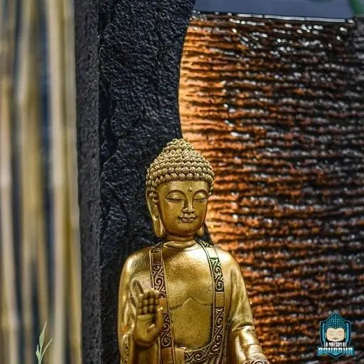 Fontaine Mur dEau Bouddha  La Maison de Bouddha