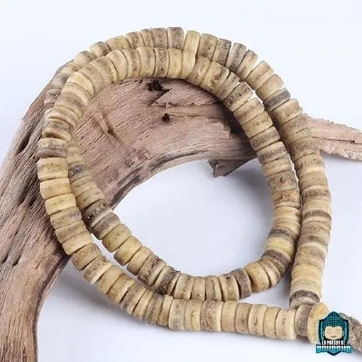 Mala Tibétain Os de Yak  La Maison de Bouddha