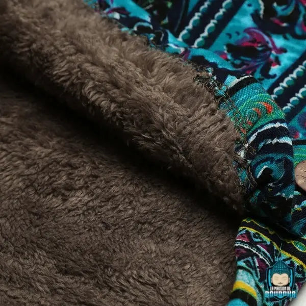 Manteau-tres-chaud-femme-ethnique-en-coton-doublure-interieure-fausse-fourrure-synthetique