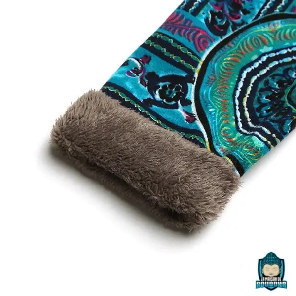 Manteau-tres-chaud-femme-ethnique-imprime-manches-longues-en-moumoute