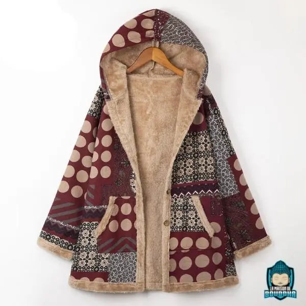 Manteau-zippe-a-imprime-ethnique-a-capuche-en-coton-polyester-fourre-a-l-interieur-2-poches