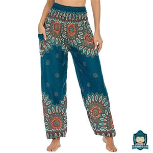 Pantalon fluide Yoga Femme Pantalons La Maison de Bouddha