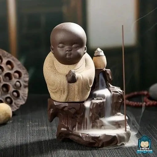 Porte Encens Moine Bouddhiste  La Maison de Bouddha