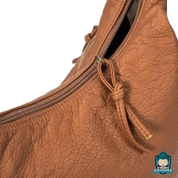 Sac Besace Camel en Bandoulière Style Hobo Sacs à main La Maison de Bouddha