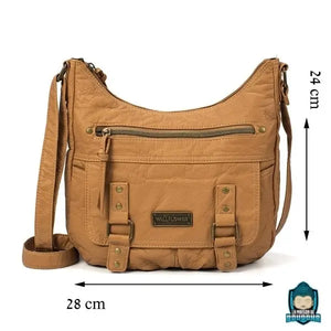 Sac Besace Camel en Bandoulière Style Hobo Sacs à main La Maison de Bouddha