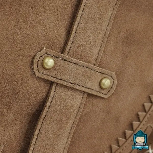 Sac Daim Frange Camel à Bandoulière Sacs à main La Maison de Bouddha