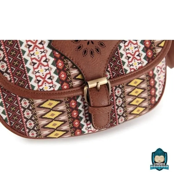 Sac à Main Messager Type Besace Motif Ethnique Sacs à main La Maison de Bouddha