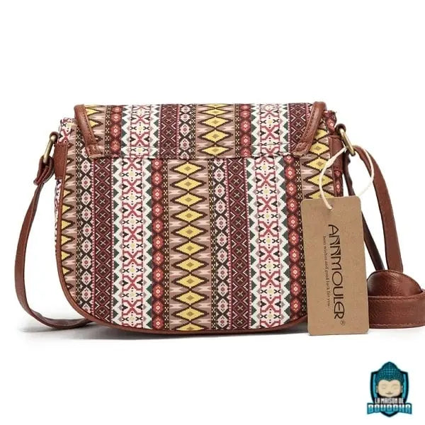 Sac à Main Messager Type Besace Motif Ethnique Sacs à main La Maison de Bouddha