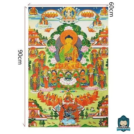 Shakyamuni Thangka  La Maison de Bouddha