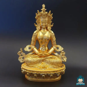 Statue-Bouddha-Amitabha-En-Metal-Couleur-Or-La-Maison-de-Bouddha