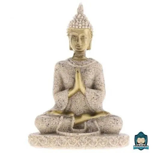 Statue Bouddha Pierre Mudra Anjali Thaïlandais  La Maison de Bouddha